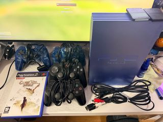 Consola PS2 Aqua + Juego Silent Hill Origins