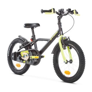 Bicicleta niños 16 pulgadas Btwin 500 Dark Hero negra 4,5 -