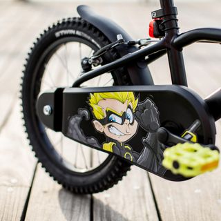 Bicicleta niños 16 pulgadas Btwin 500 Dark Hero negra 4,5 -