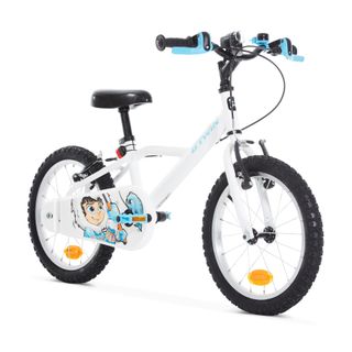 Bicicleta niños 16 pulgadas Btwin 100 Inut blanca 4,5 -6