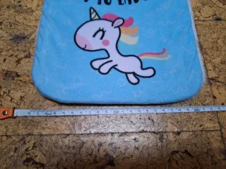 Bolsa de agua caliente con funda de unicornio