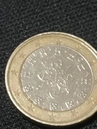 Moneda 1€ Portugal 2016 Error Múltiple