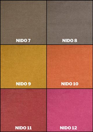 Cabecero tapizado tela antimanchas rojo