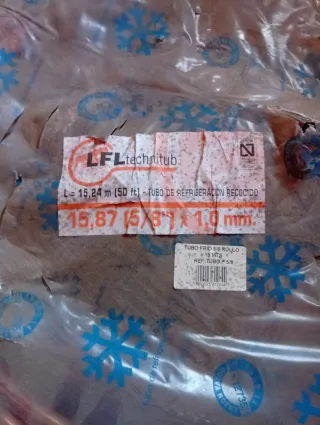 Tubería Cobre Aire Acondicionado 3/8 3/4 01 tf 415