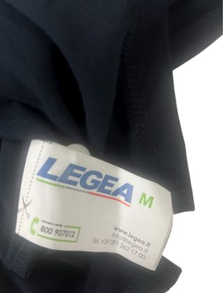 Talla M. Polo manga corta de algodón LEGEA