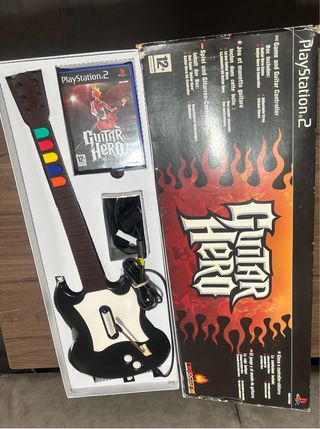 PlayStation 2 Guitar Hero Gibson SG Black Wired