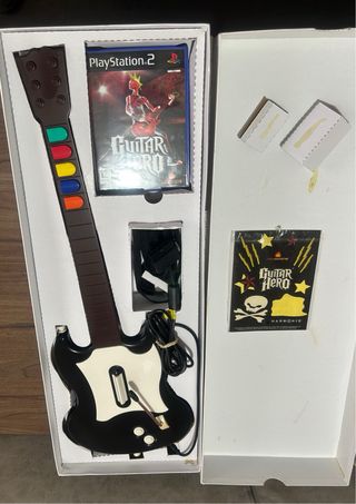 PlayStation 2 Guitar Hero Gibson SG Black Wired