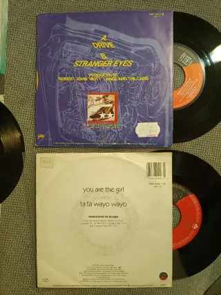 The Cars, lote de 3 vinilos, uno especial