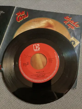 The Cars, lote de 3 vinilos, uno especial