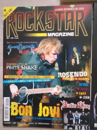 Lote Bon Jovi, Libros y Revistas de La Mascara