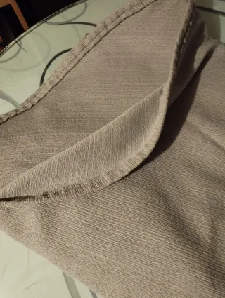 Falda mesa redonda gris 80cm