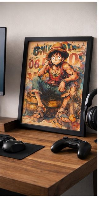 Cuadro anime enmarcado – Decoración moderna