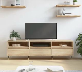 Mueble TV madera y metal