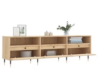 Mueble TV madera y metal