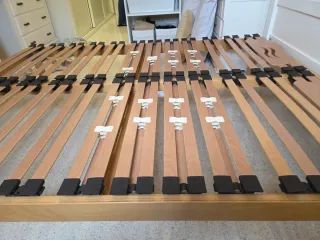 Somier de Matrimonio Láminas Madera Mediterráneo