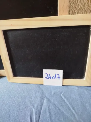 Pizarra pequeña de madera 24x17