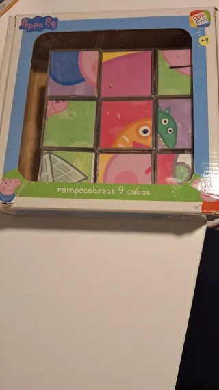 Rompecabezas 9 cubos Peppa Pig