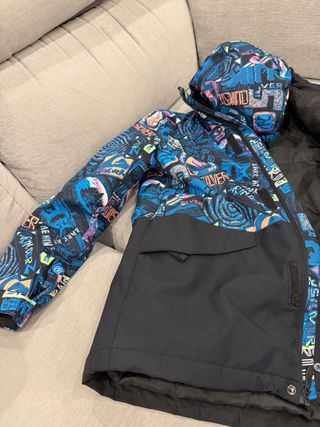 Chaqueta esquí Quiksilver con estampado Niño 12año