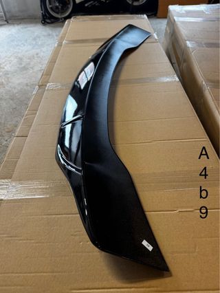 Alerón Audi A4 B9 2009-2016 abs negro brillo