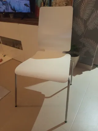 4 Sillas Comedor Ikea Blancas