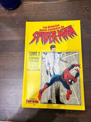 Las historias jamas contadas de Spideman completa