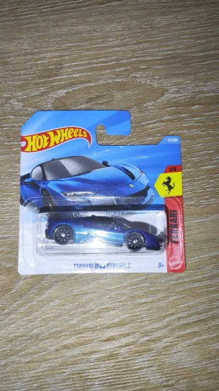 Hot Wheels Ferrari SF90 Stradale Azul 1/6