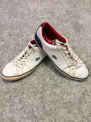 Zapatillas Lacoste Blancas Usadas