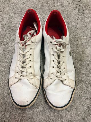 Zapatillas Lacoste Blancas Usadas