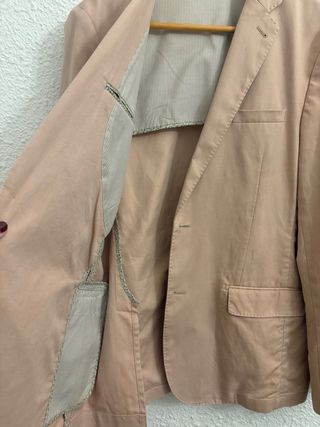Chaqueta beige hombre