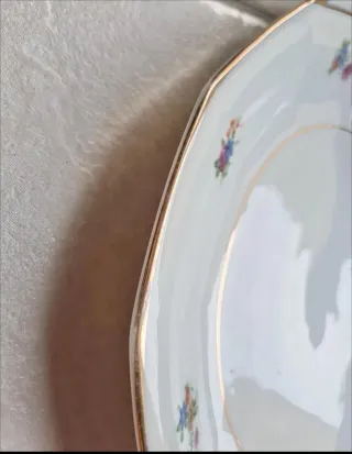 Tartera/Plato Grande De Porcelana Francesa Limoges