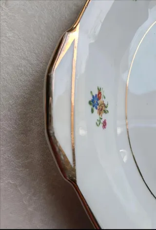 Tartera/Plato Grande De Porcelana Francesa Limoges