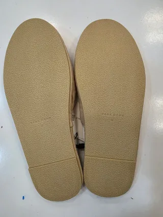 ZARA HOME Pantuflas Beige Talla M