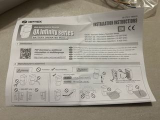 Detector Optex QXI-Rexterior ángulo amplio