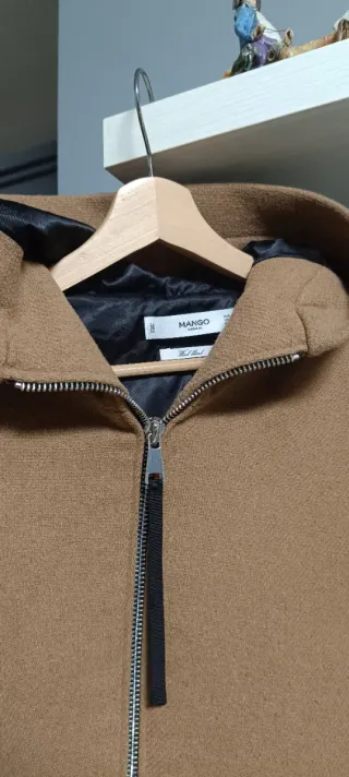 Chaqueta Mango Talla M Beige