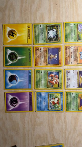 Lote 16 Cartas Vintage Pokémon