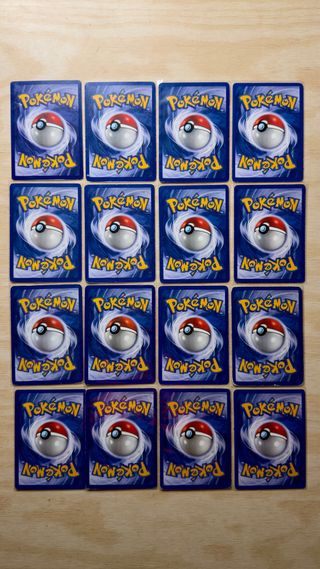 Lote 16 Cartas Vintage Pokémon