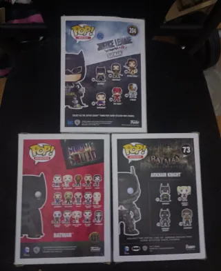 3 Figuras Funko Pop! Batman