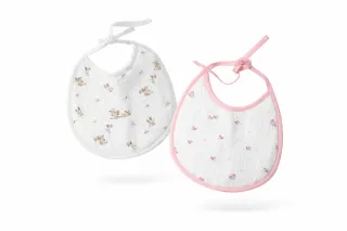 Pack 2 Baberos Muselina Bebé