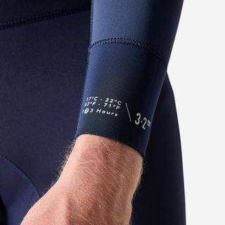 Neopreno surf Hombre agua templada 3/2mm ultraflexible 500