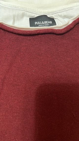 Jersey Pull&Bear Rojo Talla XL