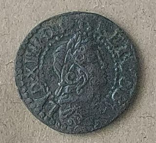 Moneda Felipe IV 1646 Seiseno Luis XIII Barcelona