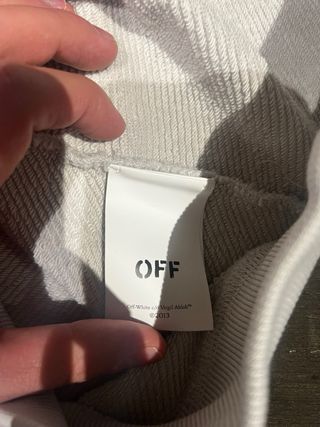 Felpa Off-White Beige Taglia M