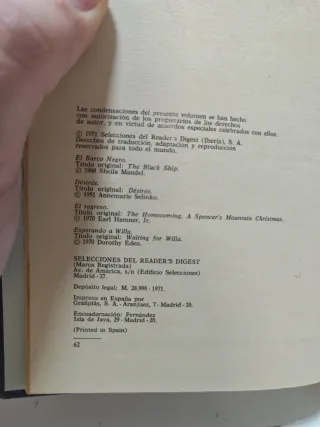 Selecciones Reader's Digest (1971) 4 novelas - II