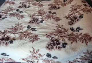 Colcha de lana pura virgen