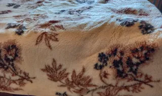 Colcha de lana pura virgen