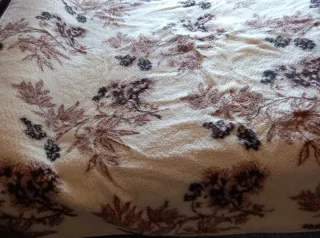 Colcha de lana pura virgen