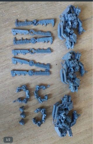 Lote de miniaturas de plástico negro