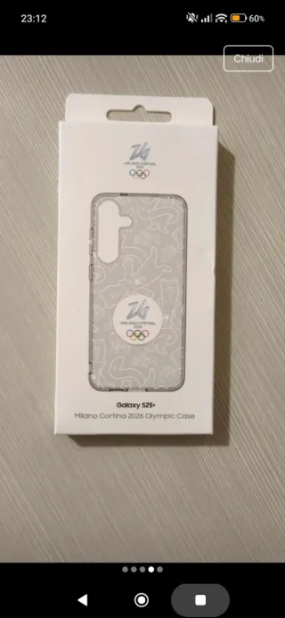 Cover Samsung Galaxy S25+ Milano Cortina 2026