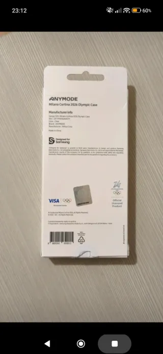 Cover Samsung Galaxy S25+ Milano Cortina 2026