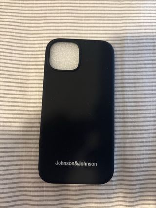Funda Silicona Negro iPhone 15 Ornarto